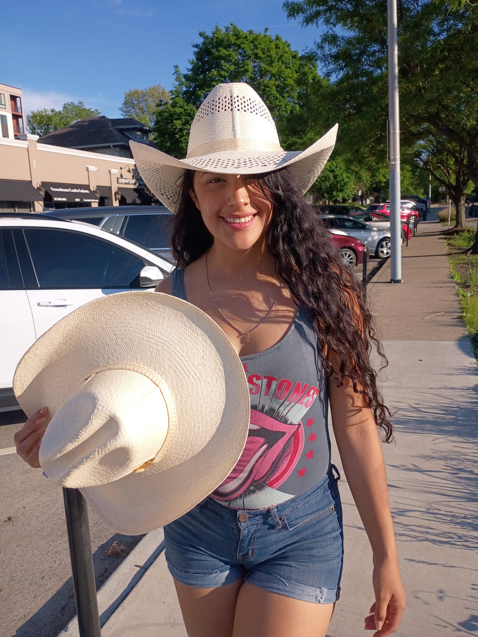 Open-Crown Straw Cowboy Hat - Toquilla Straw Western Hat
