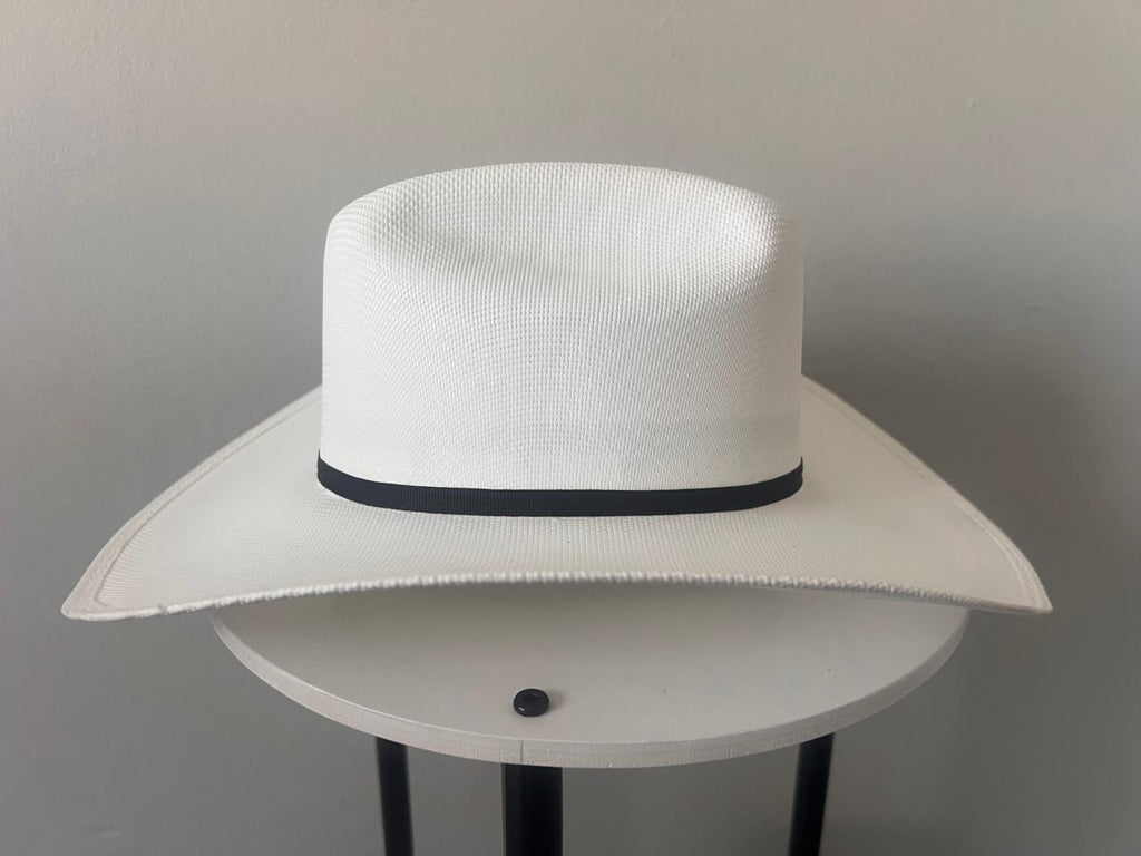 PREMIUM WHITE CANVAS WESTERN COWBOY HAT – IMPORTED FROM ECUADOR