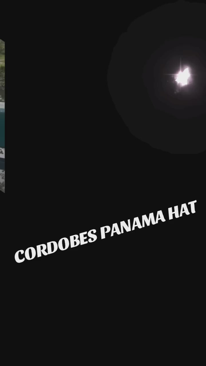 AUTHENTIC CORDOBES PANAMA HAT – HAND-WOVEN IN ECUADOR