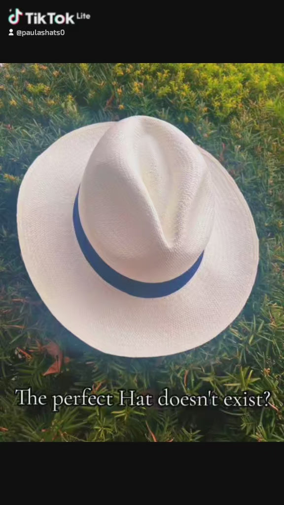 Toquilla Straw Fedora - Authentic Maison Fine Panama Hat