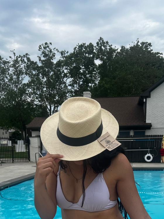 Each pinch-front Fedora Hat from Maison Toquilla